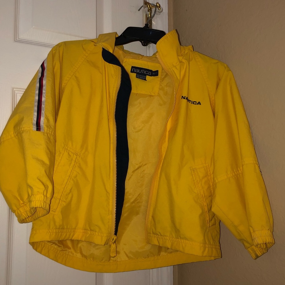 Yellow kids nautica jacket